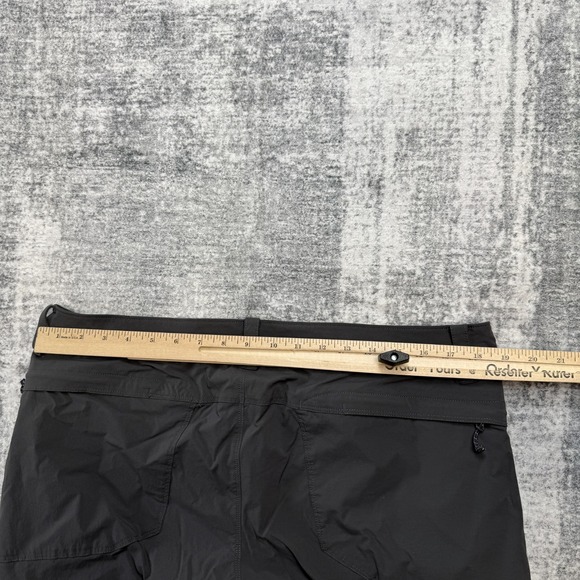 LL Bean Pants Mens 38x29 Gray Water Resistant Cresta Hiking Fleece Lined Cargo - Picture 6 of 9